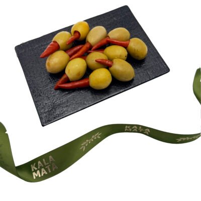 Olives Stuffed with Red Piri Piri