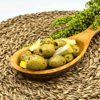 Lemon-and-Oregano-Marinated-Olives